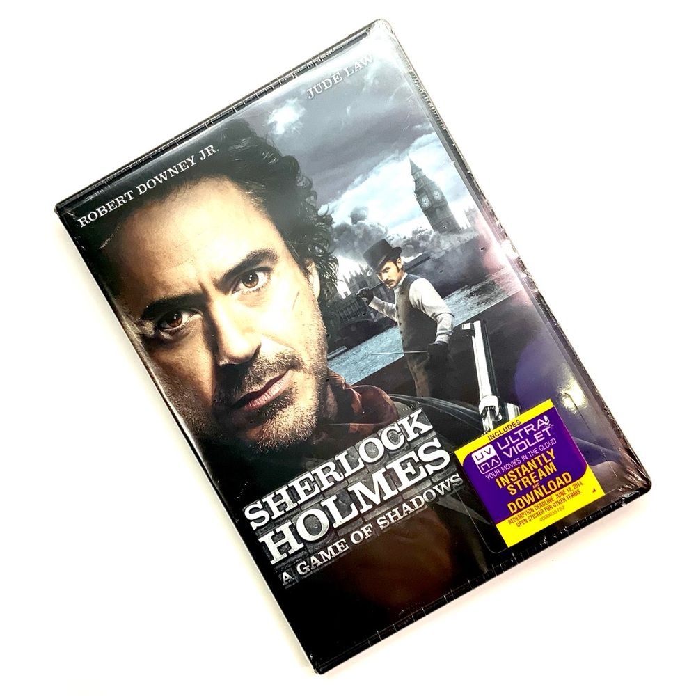 Sherlock Holmes A Game Of Shadows DVD Video Movie Robert Downey Jr Jude Law New